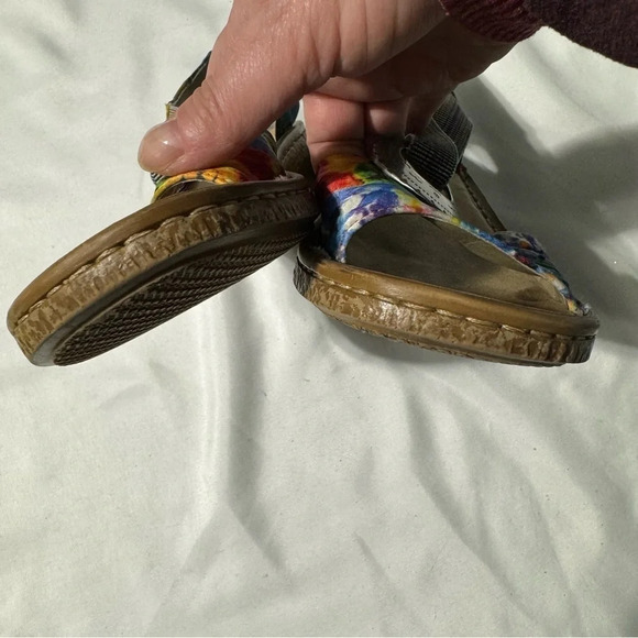 Rieker Sandals Multicolour Elastic Strap Slingback Size 36  (5 1/2) - Picture 7 of 10